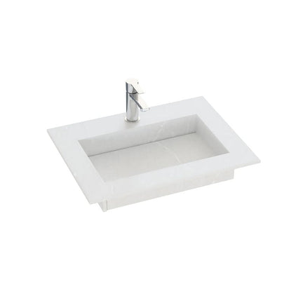 Dansani Inzo Angular Servant mål D45,50cm Blanco Zeus / 60-79cm Dansani Møbelservant DA-338806411