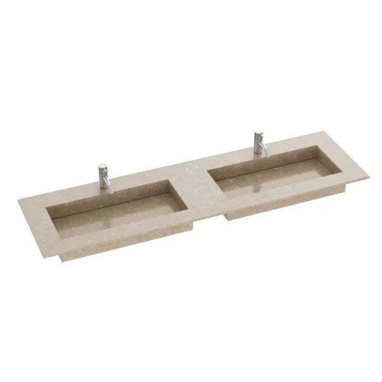 Dansani INZO Angular Servant Måltilpasset D45,50cm - Silestone