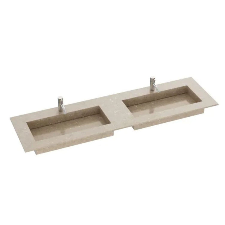 Dansani INZO Angular Servant Måltilpasset D45,50cm - Silestone