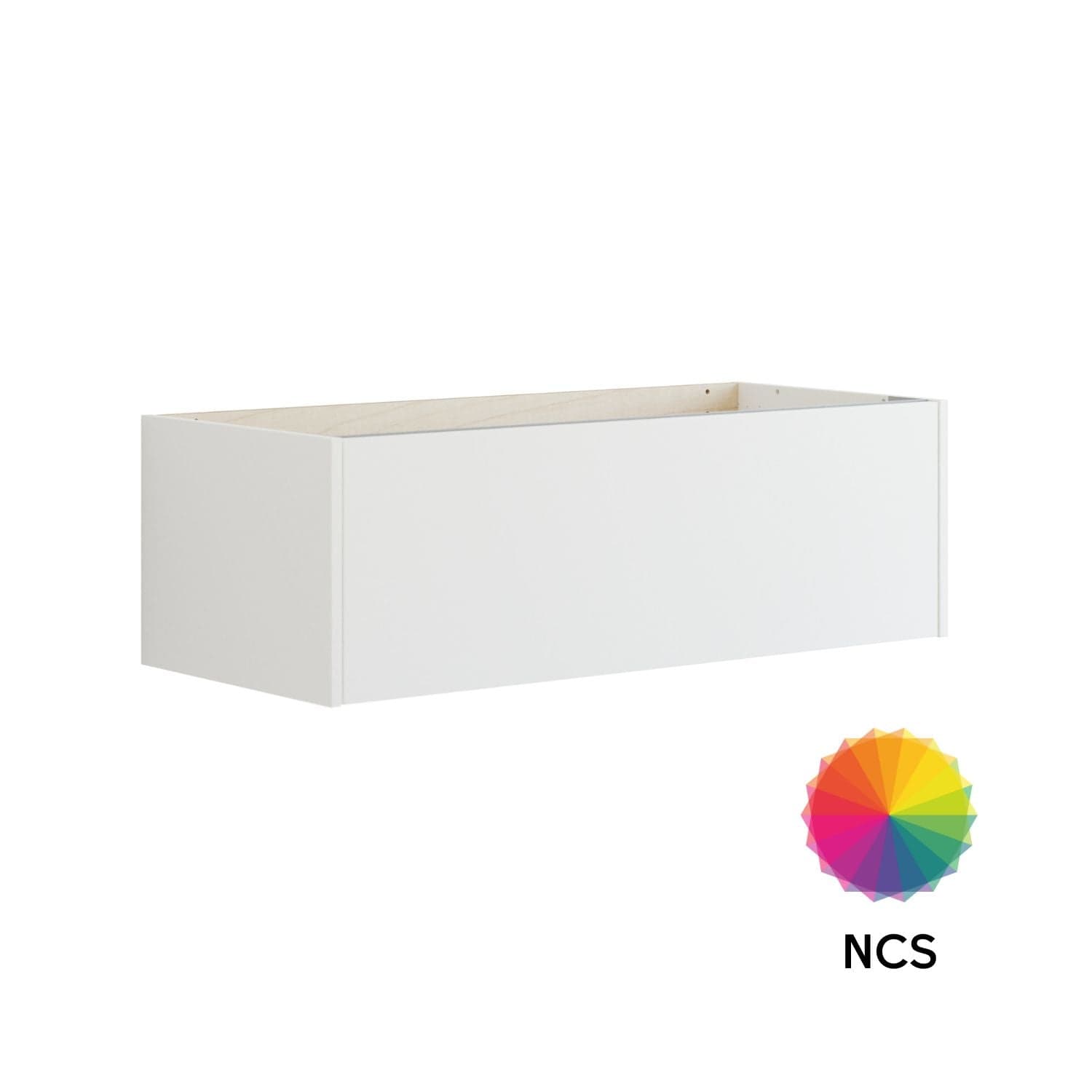 Dansani Inzo Classic Glatt Servantskap 1 skuff B60-120xH32xD44cm NCS farge / 100cm Dansani Servantskap DA-T03-1099