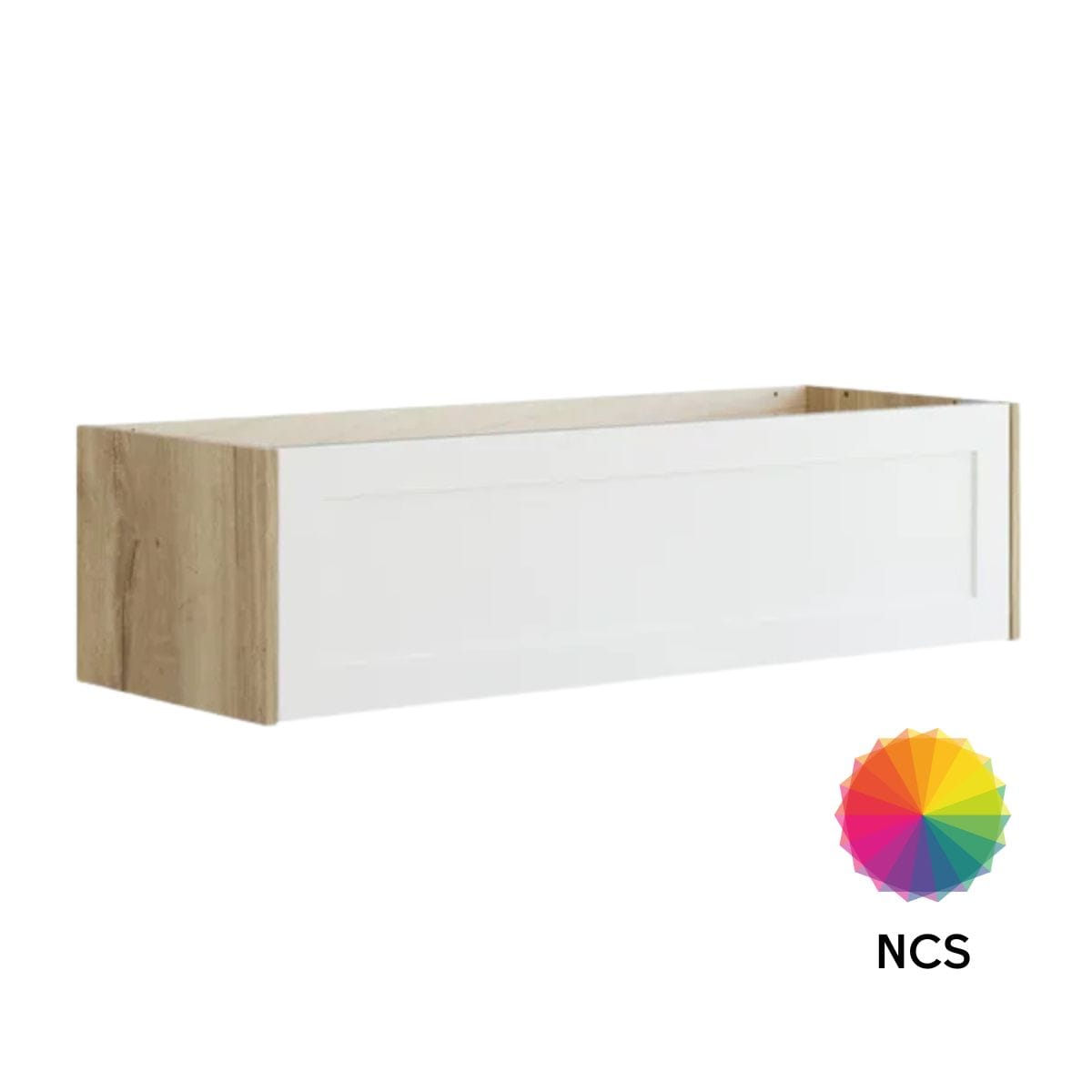 Dansani Inzo Classic Ramme Servantskap 1 skuff Natur eik/NCS farge / 120cm Dansani Servantskap DA-T04-3092