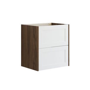 Dansani Inzo Classic Ramme Servantskap 2 skuff B60-120xH64xD44cm