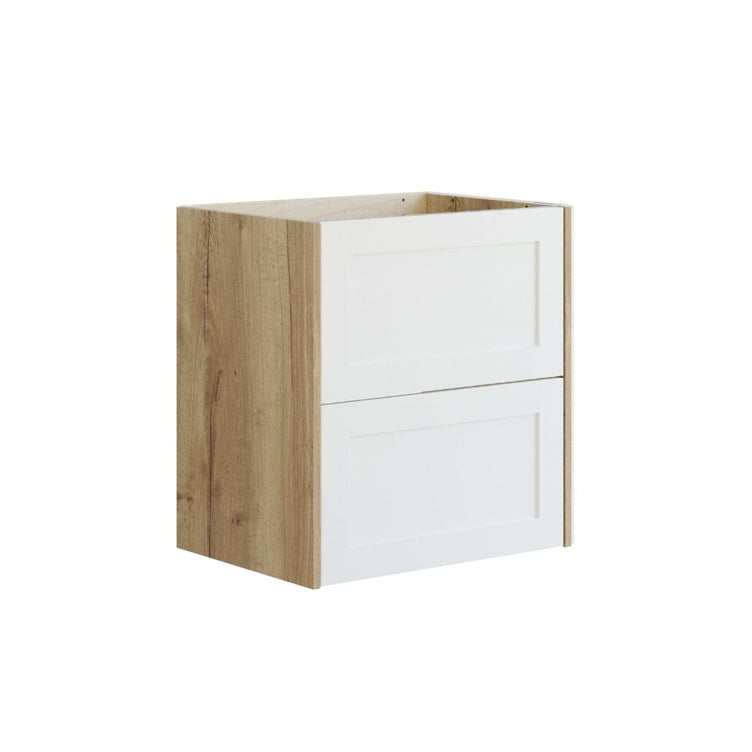 Dansani Inzo Classic Ramme Servantskap 2 skuff B60-120xH64xD44cm