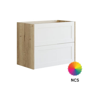 Dansani Inzo Classic Ramme Servantskap 2 skuff B60-120xH64xD44cm