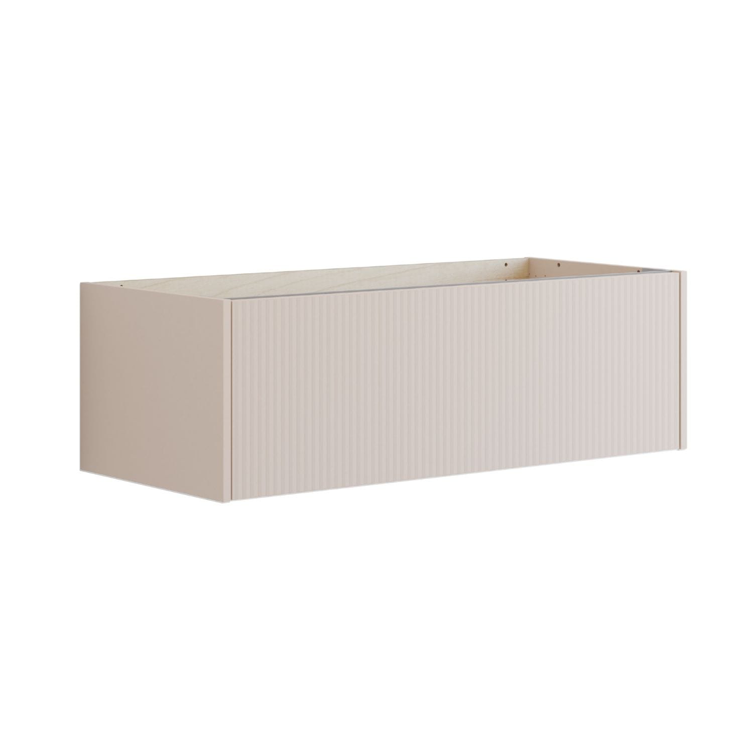 Dansani INZO Classic Servantskap 1 skuff B60-120xH32xD44cm Sand matt / 100cm / Stripet Dansani Servantskap DA-T03-N034
