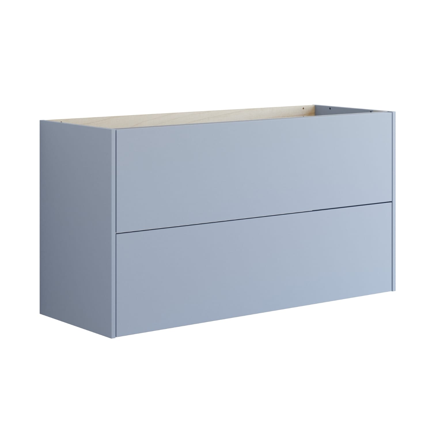 Dansani Inzo Classic Servantskap 2 skuff B60-120xH64xD44cm Glatt / Lyseblå matt / 120cm Dansani Servantskap DA-T09-1016
