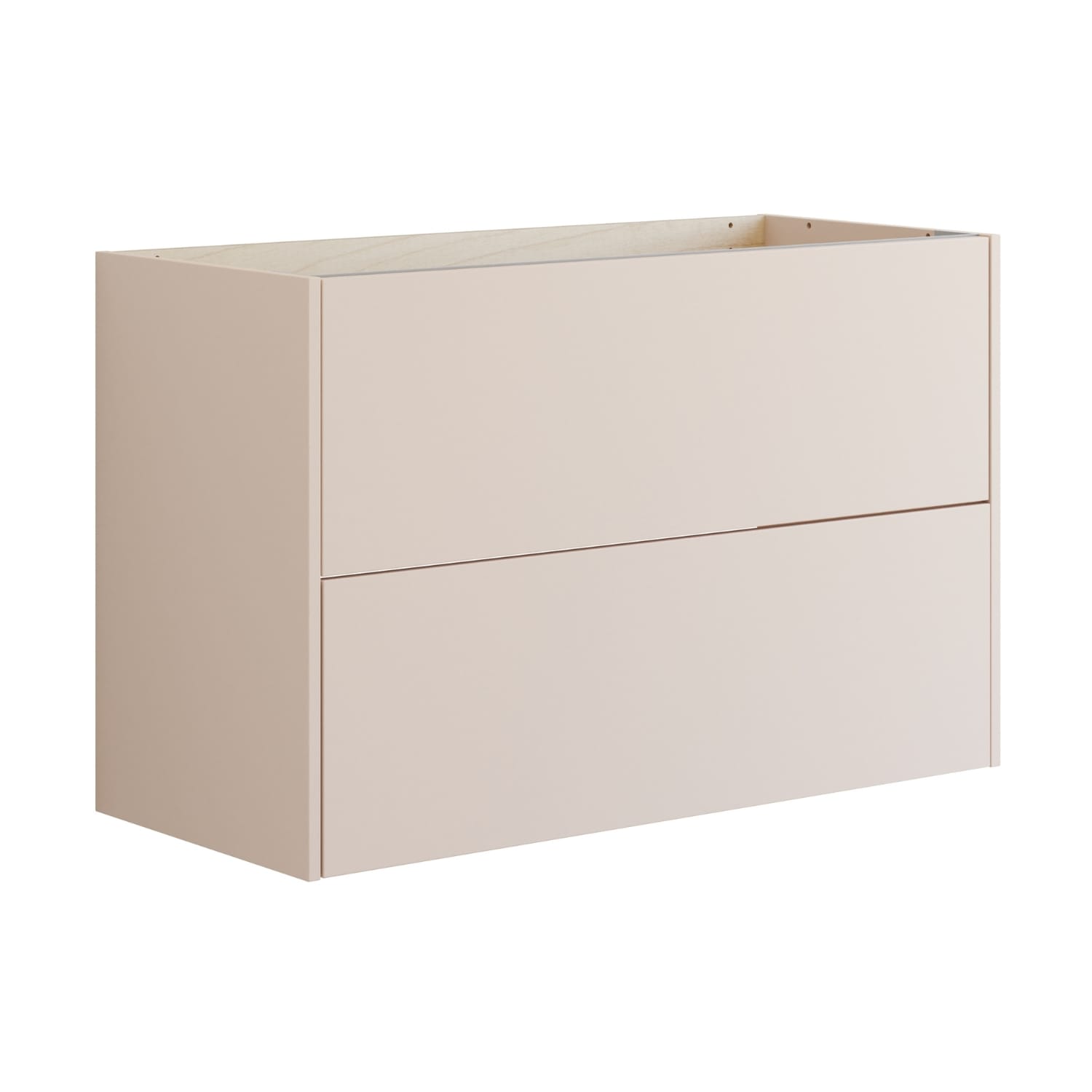 Dansani Inzo Classic Servantskap 2 skuff B60-120xH64xD44cm Glatt / Sand matt / 100cm Dansani Servantskap DA-T08-1034