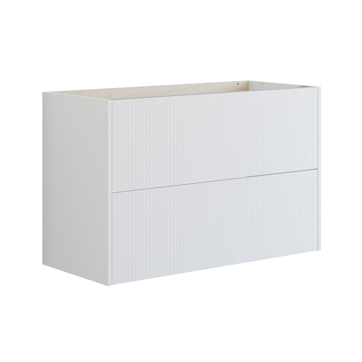 Dansani Inzo Classic Servantskap 2 skuff B60-120xH64xD44cm Stripet / Hvit matt / 100cm Dansani Servantskap DA-T08-N010