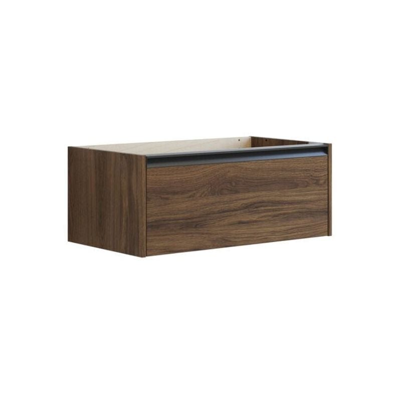 Dansani Inzo Classic Skap med Integrert Grep 1 skuff Brun eik / 80cm Dansani Sideskap bad DA-T12-7052
