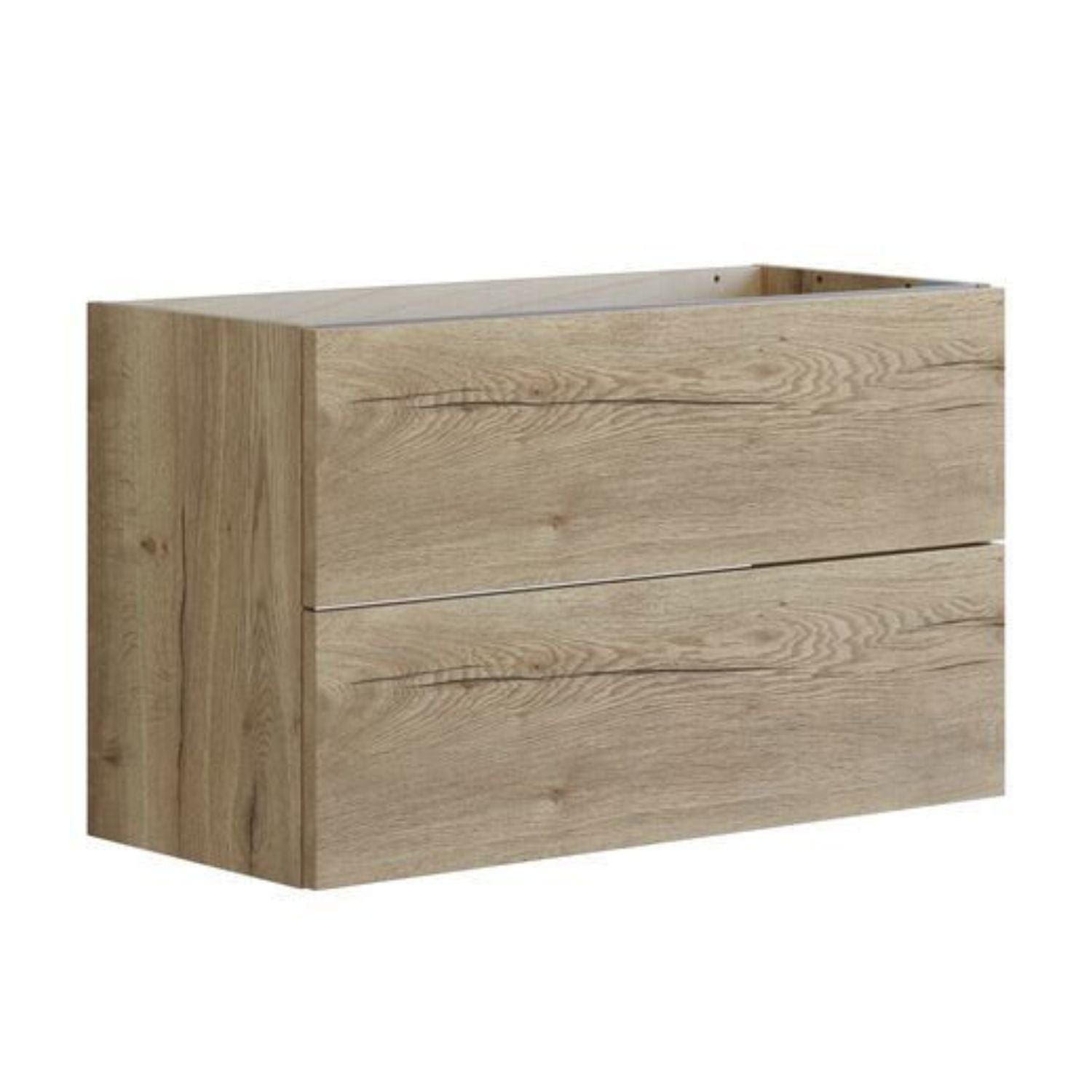 Dansani Inzo Glatt Servantskap Slim 2 Skuff Natur eik / 80cm Dansani Servantskap DA-U08-1049