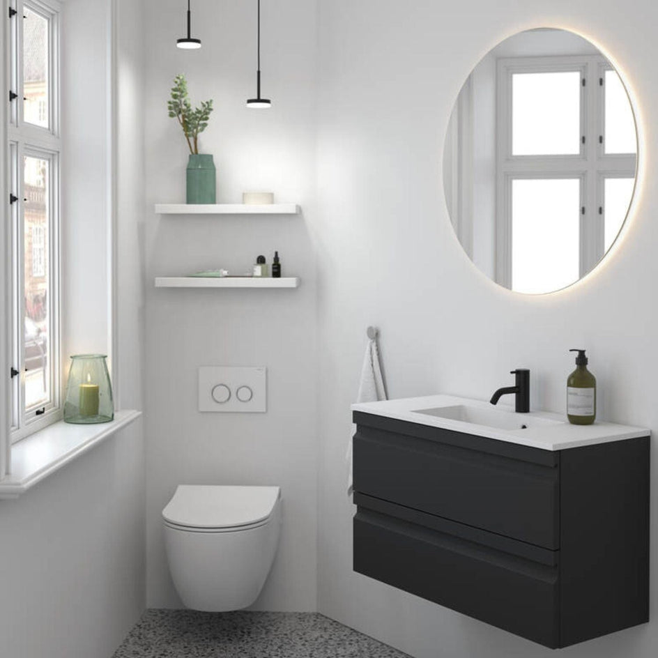 Dansani Inzo Hylle med spyd B35-70xH3,2xD14,5cm Dansani Baderomshylle