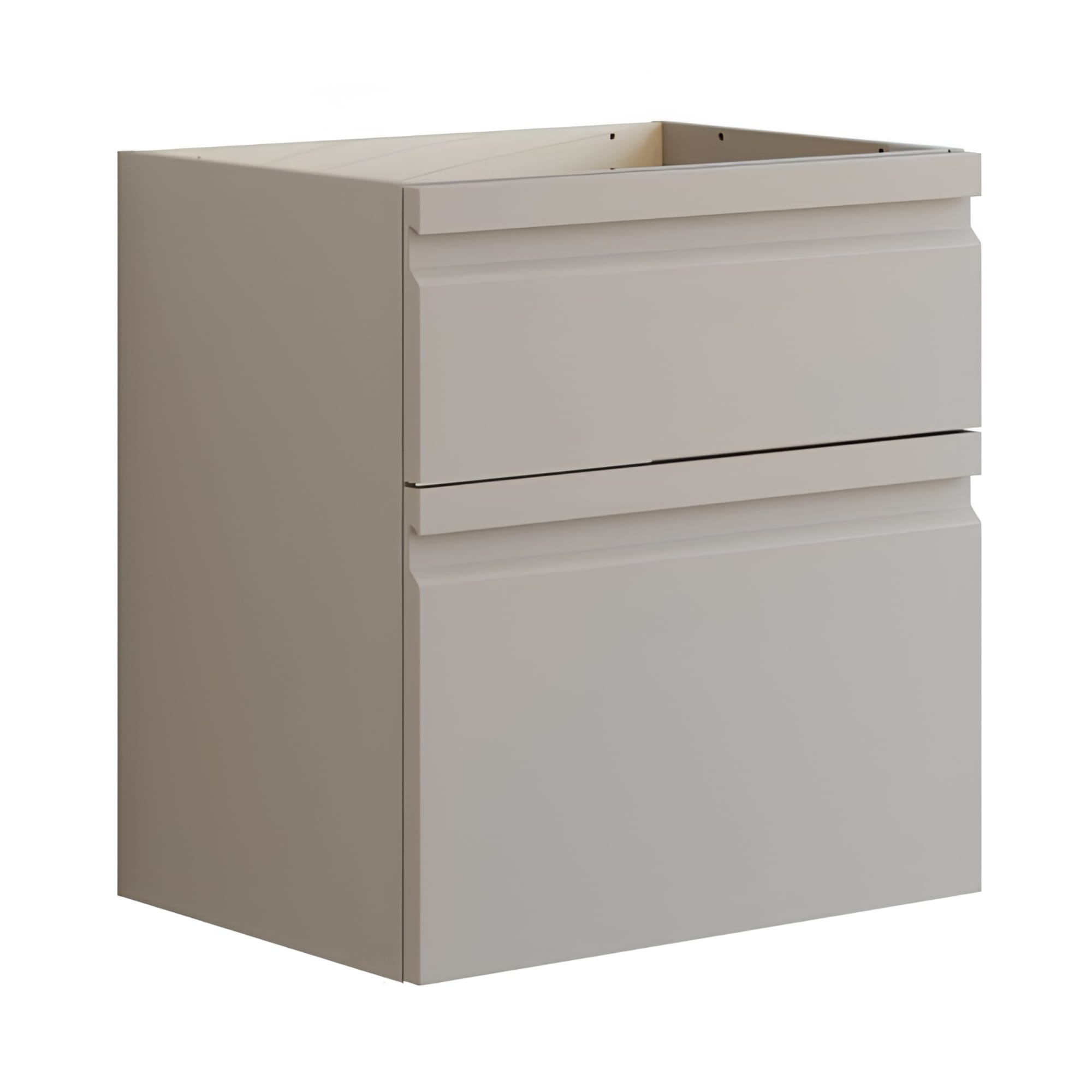 Dansani Inzo Integrert Servantskap 2 skuff ekstra høy underskuff Softstone / 60cm Dansani Servantskap DA-U24-2035