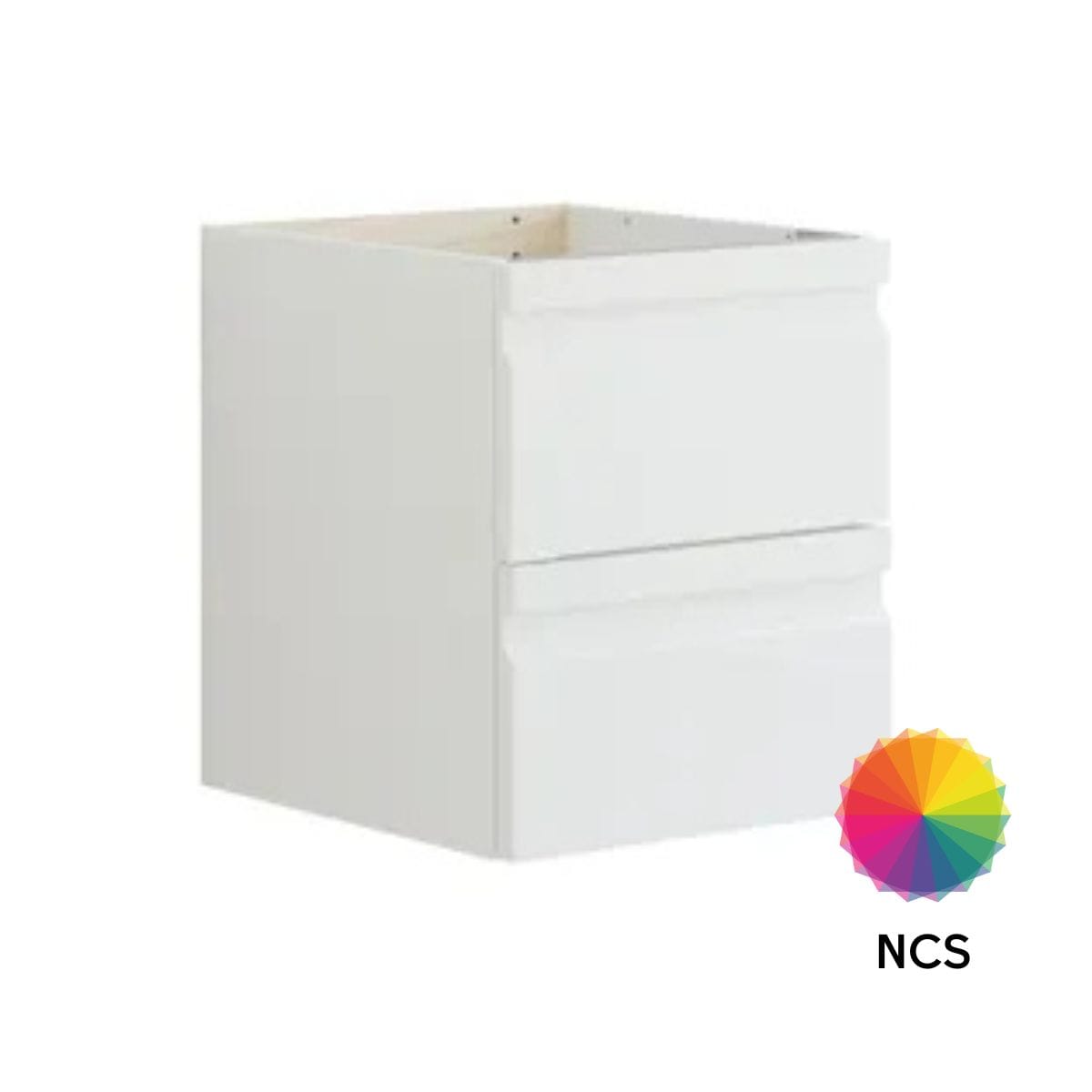 Dansani Inzo Integrert Servantskap 2 skuff H48 NCS farge / 40cm Dansani Servantskap DA-U52-2099