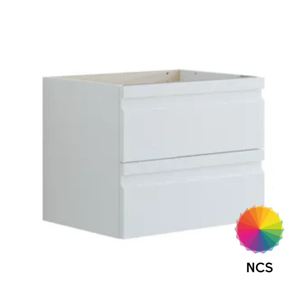 Dansani Inzo Integrert Servantskap 2 skuff H48 NCS farge / 60cm Dansani Servantskap DA-U33-2099