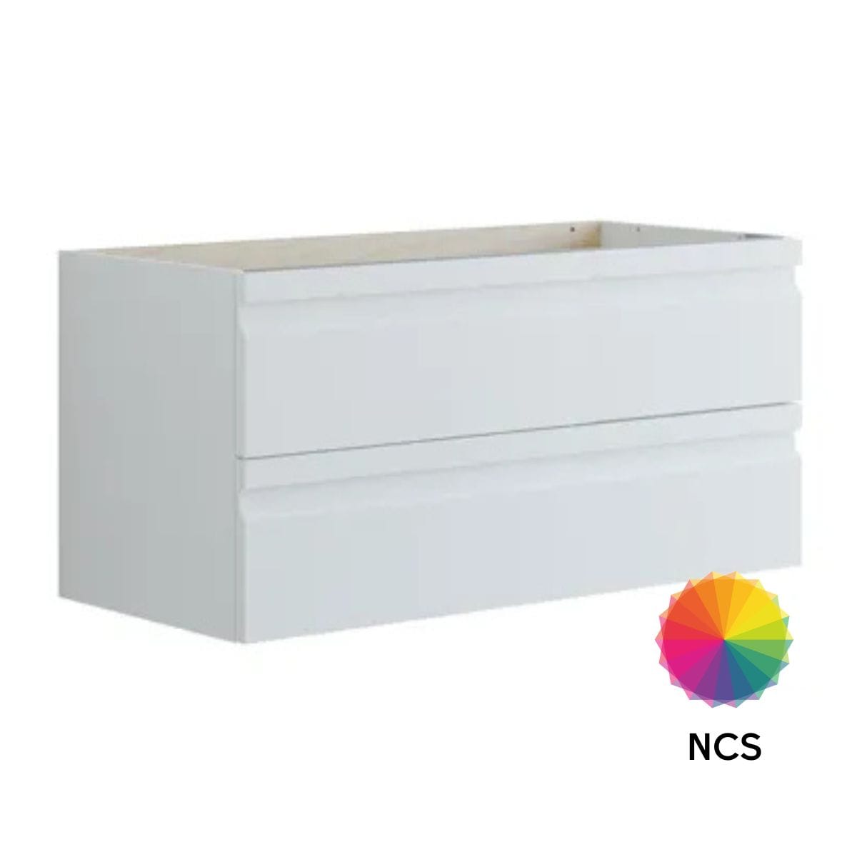 Dansani Inzo Integrert Servantskap 2 skuff NCS farge / 100cm Dansani Servantskap DA-U21-2099