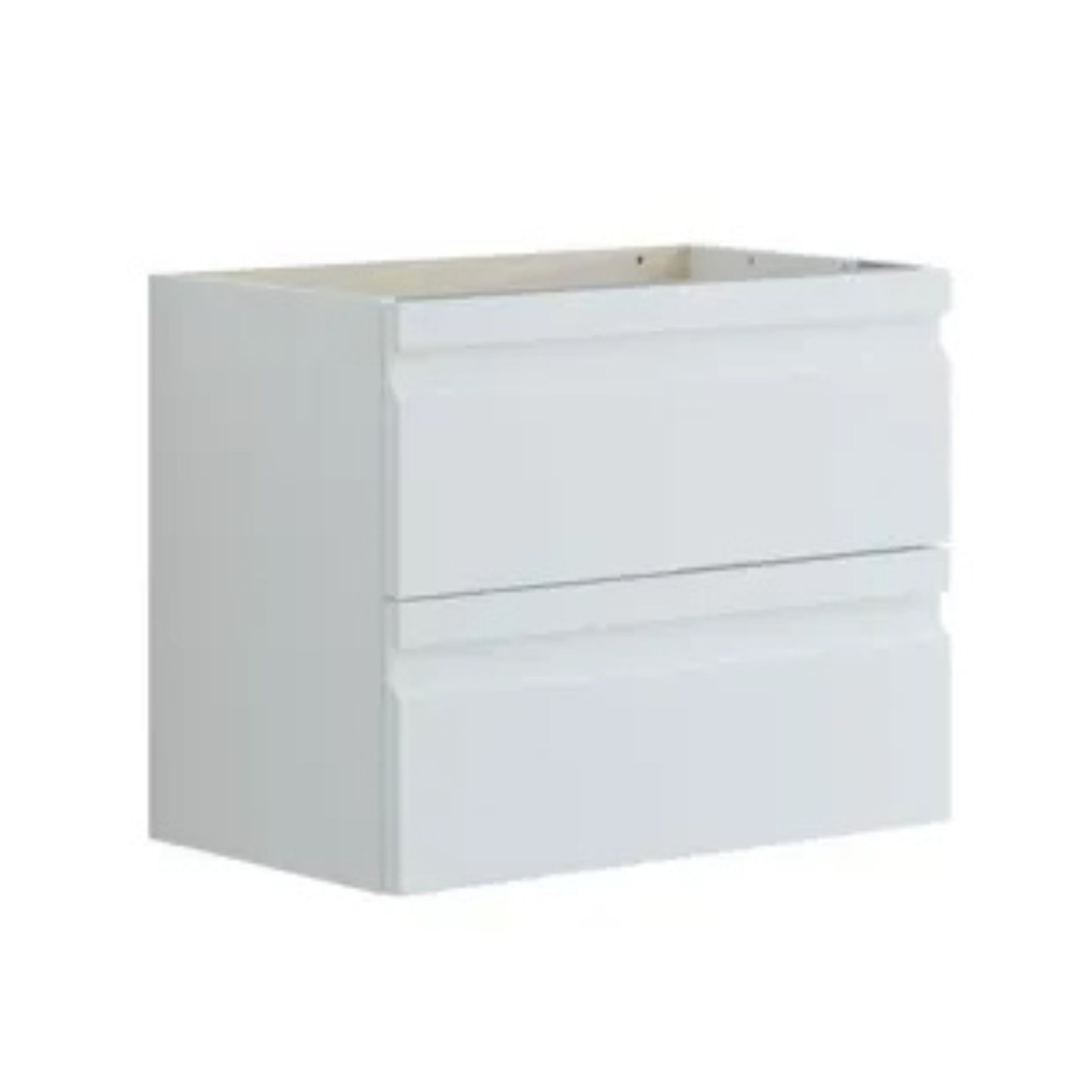 Dansani Inzo Integrert Servantskap Slim 2 skuff Hvit matt lakk / 60cm Dansani Servantskap DA-U07-2071