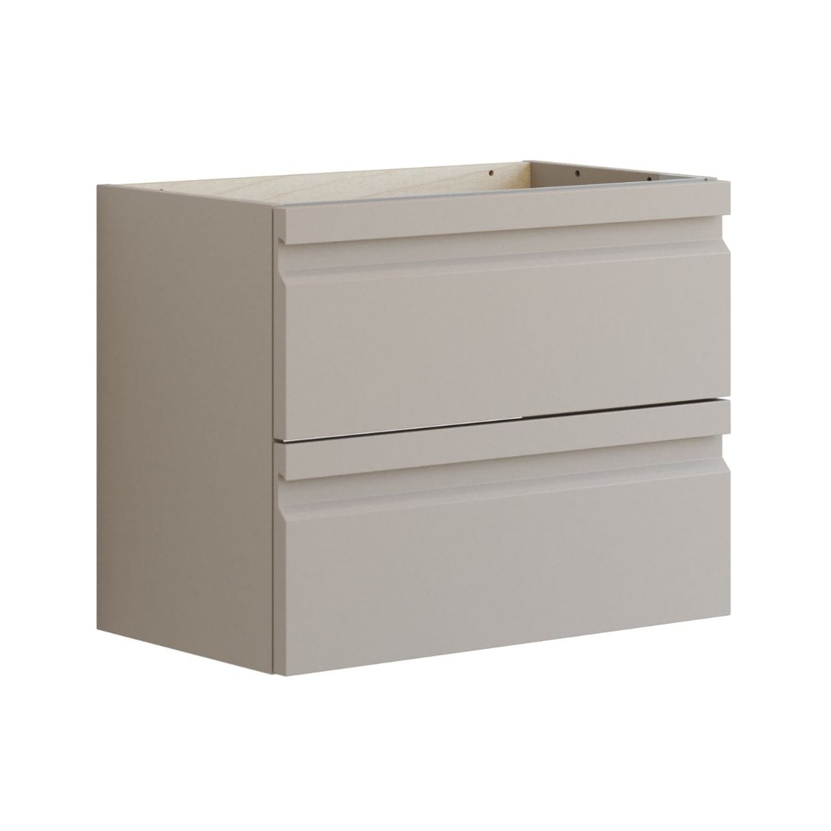 Dansani Inzo Integrert Servantskap Slim 2 skuff Softstone / 60cm Dansani Servantskap DA-U07-2035