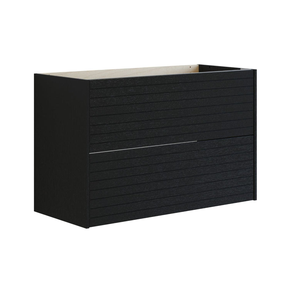 Dansani Inzo Lamel Skap 2 skuff B60-120xH64xD44cm Eik noir / 100cm Dansani Sideskap bad DA-T17-6044
