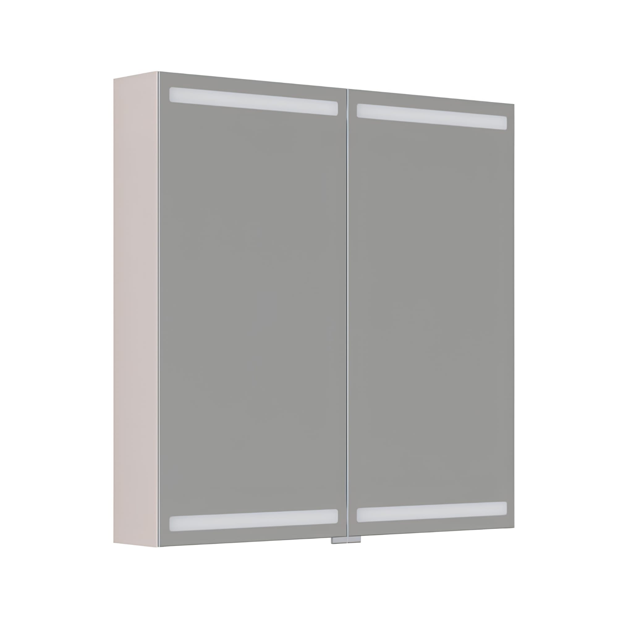 Dansani Inzo Level Speilskap Sand matt / 80cm Dansani Speilskap DA-S878-134