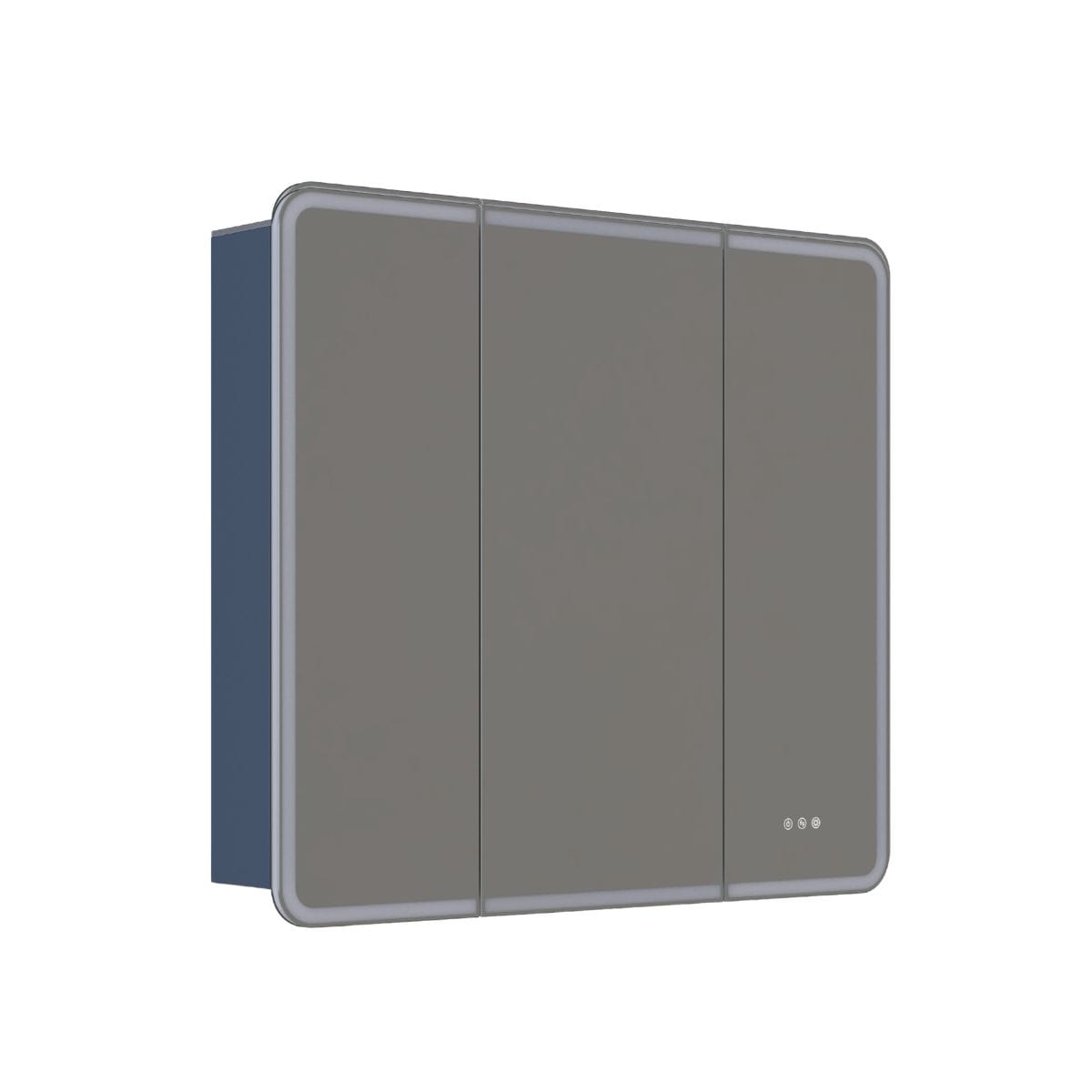 Dansani INZO Radience Speilskap Deep blue / 100cm 3 dører Bad.no Speilskap DA-S861-132