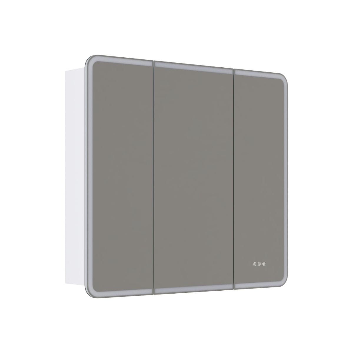 Dansani INZO Radience Speilskap Hvit matt / 100cm 3 dører Bad.no Speilskap DA-S861-110