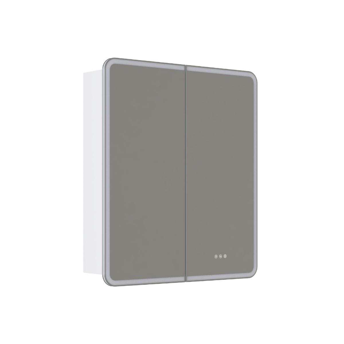 Dansani INZO Radience Speilskap Hvit matt / 80cm 2 dører Bad.no Speilskap DA-S868-110