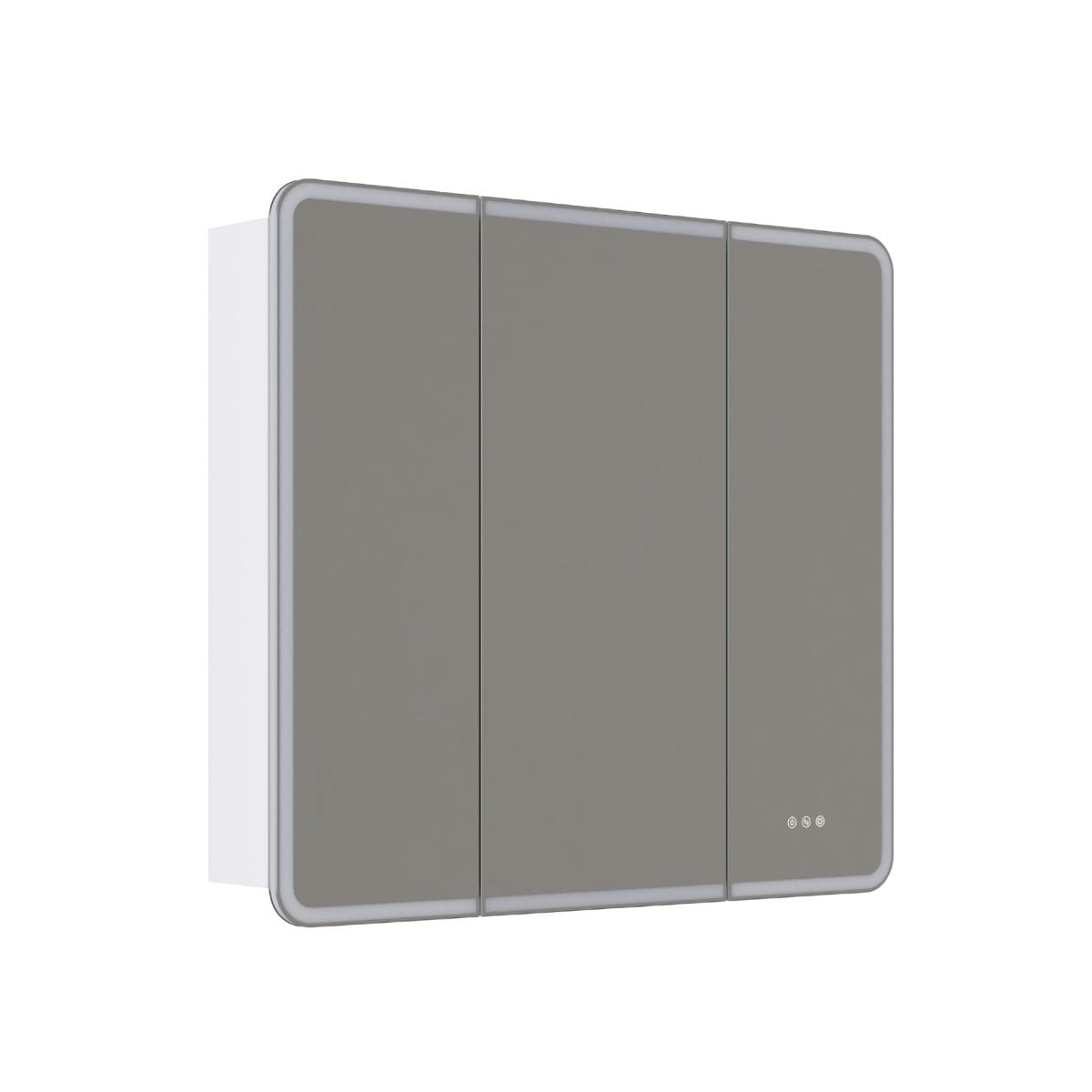 Dansani INZO Radience Speilskap Hvit matt lakk / 100cm 3 dører Bad.no Speilskap DA-S861-171