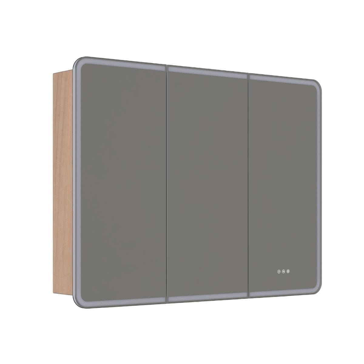 Dansani INZO Radience Speilskap Lys eik / 120cm 3 dører Bad.no Speilskap DA-S863-178