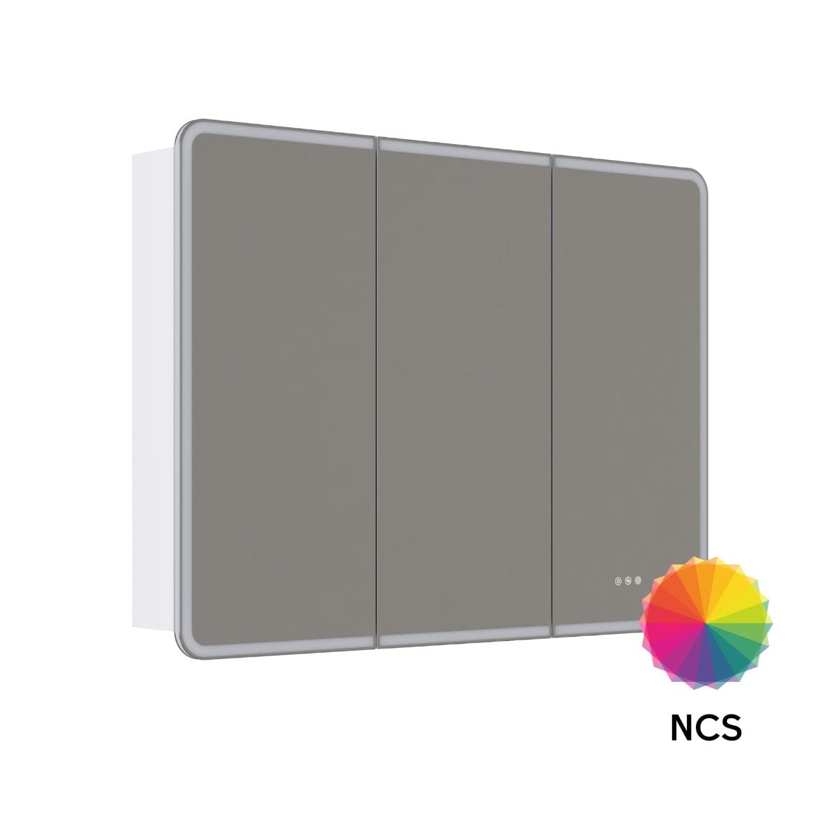 Dansani INZO Radience Speilskap NCS farge / 120cm 3 dører Bad.no Speilskap DA-S863-199