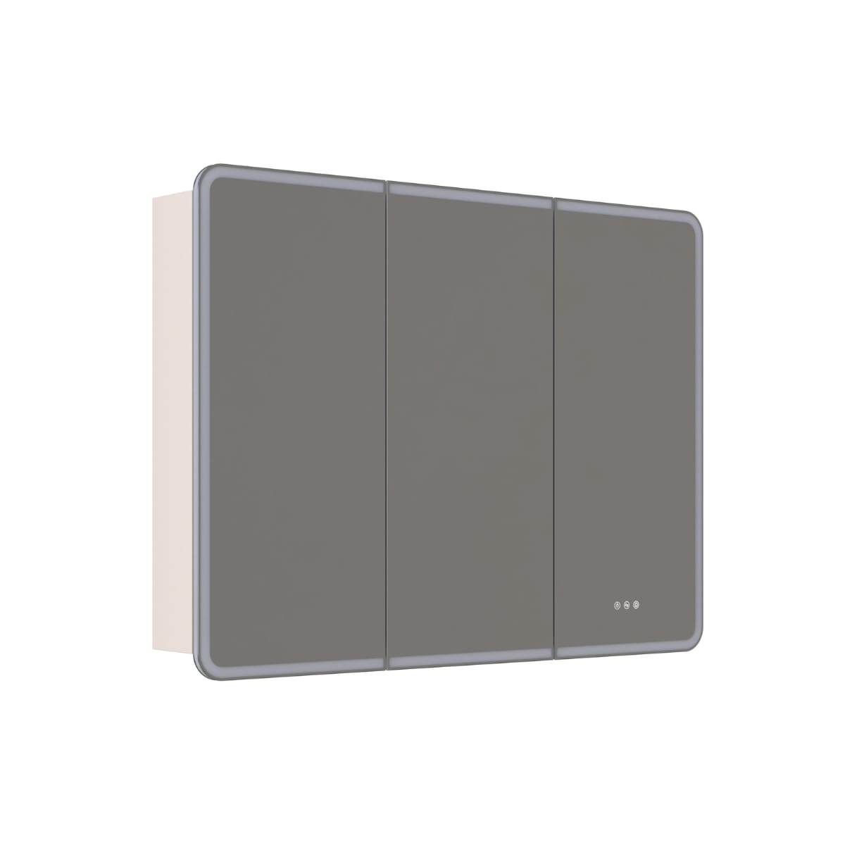 Dansani INZO Radience Speilskap Sand matt / 120cm 3 dører Bad.no Speilskap DA-S863-134