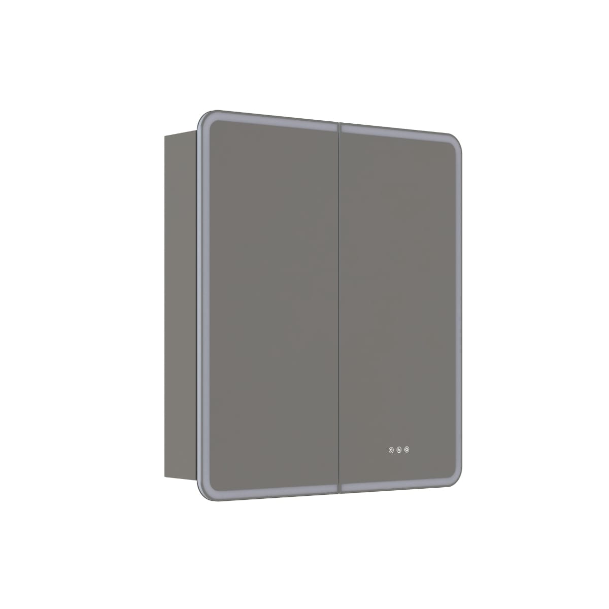 Dansani INZO Radience Speilskap Speilside / 80cm 2 dører Bad.no Speilskap DA-S868-147