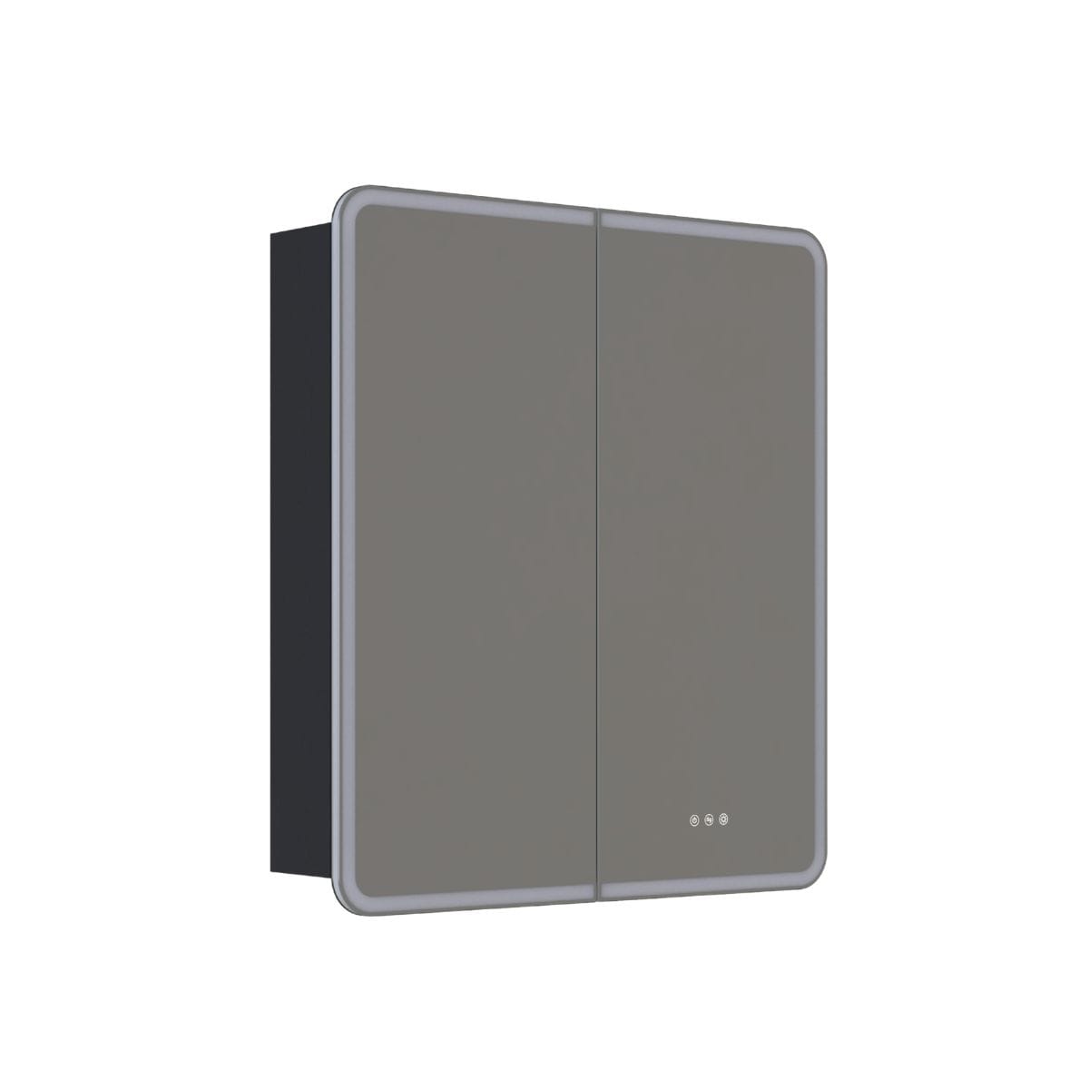 Dansani INZO Radience Speilskap Svart eik / 80cm 2 dører Bad.no Speilskap DA-S868-150