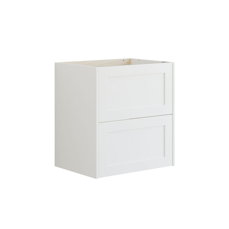 Dansani Inzo Ramme Servantskap 2 skuff B60-120xH64xD44cm Hvit matt / 60cm Dansani Servantskap DA-T06-3010