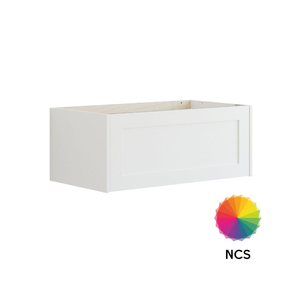 Dansani Inzo Ramme Skap 1 skuff B60-120xH32xD44cm Hvit matt/NCS farge / 80cm Dansani Sideskap bad DA-T12-3091