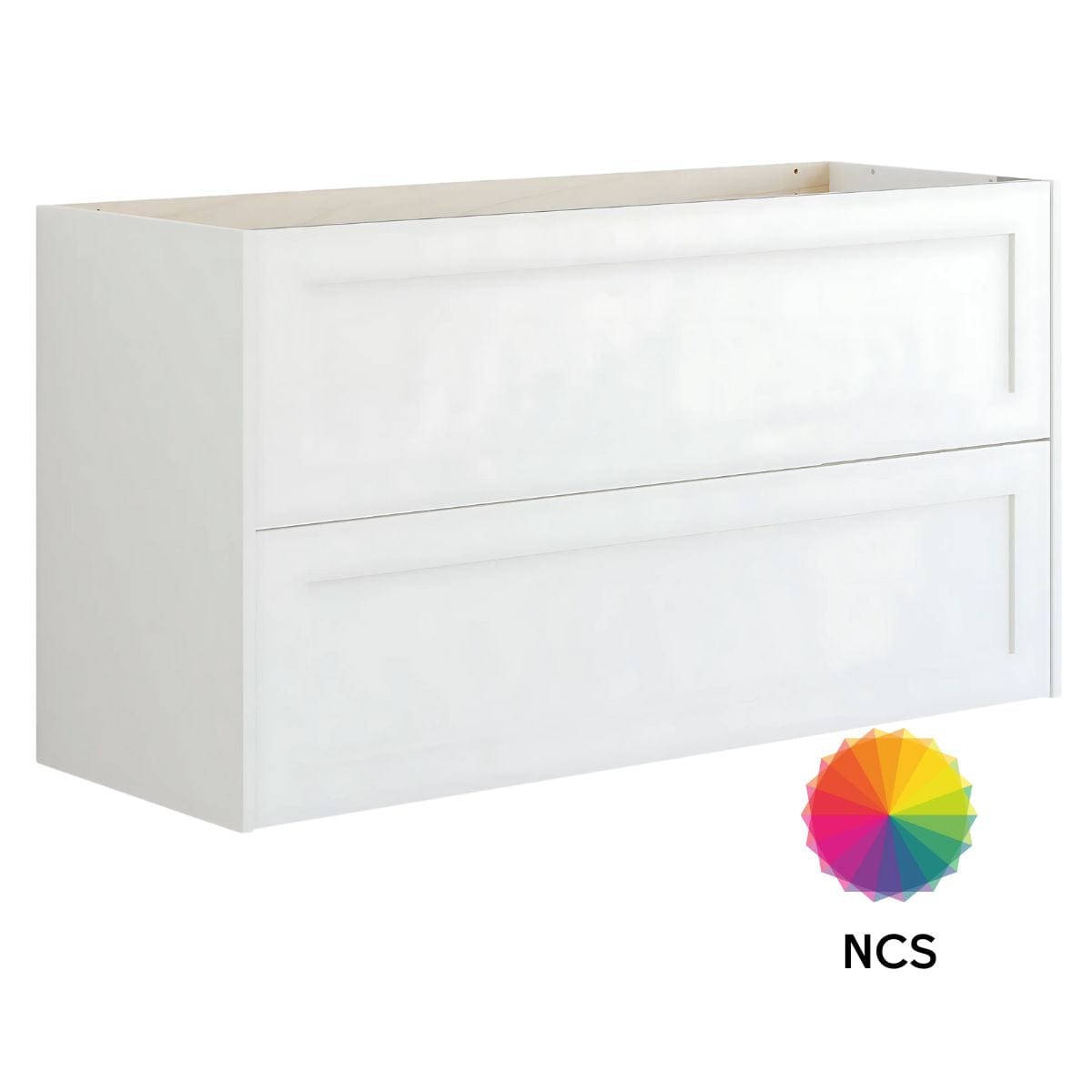 Dansani Inzo Ramme Skap 2 skuff B60-120xH64xD44cm NCS farge / 120cm Dansani Sideskap bad DA-T18-3099
