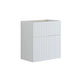 Dansani Inzo Riflet Servantskap Slim 2 skuff B60-80xH64xD35cm Hvit matt / 60cm Dansani Servantskap DA-U10-9010
