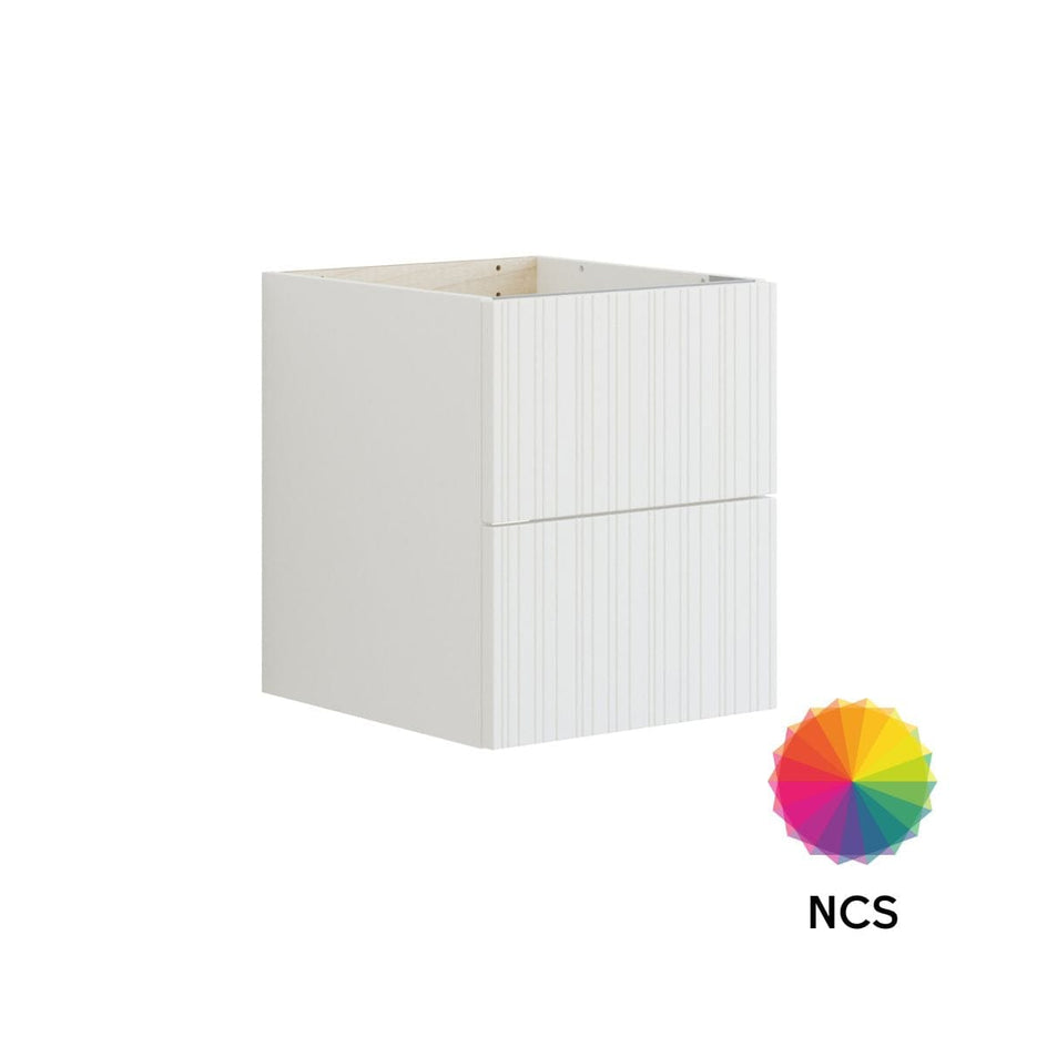 Dansani Inzo Riflet Underskap 2 skuff B40xH48xD44cm NCS farge / 48cm Dansani Sideskap bad DA-U52-9099