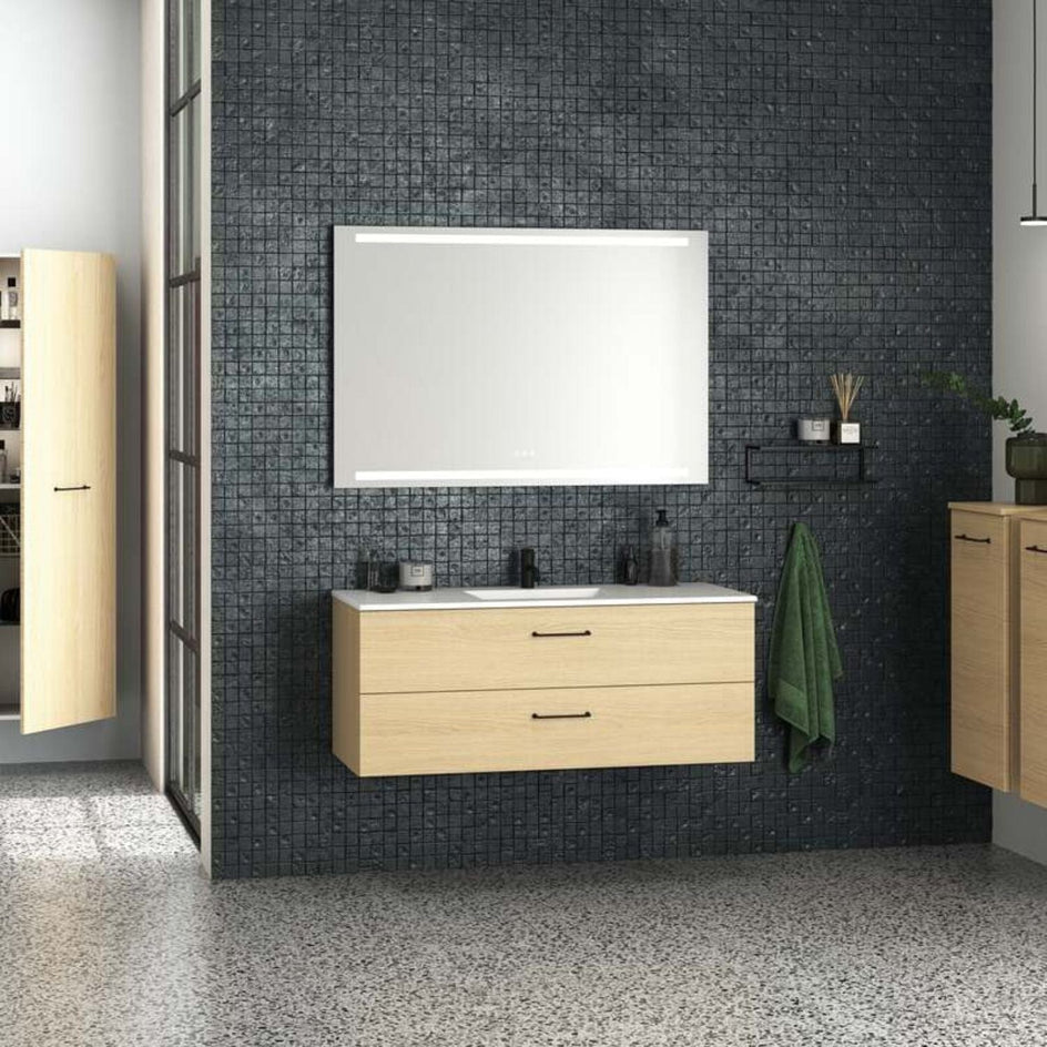 Dansani Inzo Servantskap 2sk B60-120xH48xD44cm, Glatt Dansani Servantskap