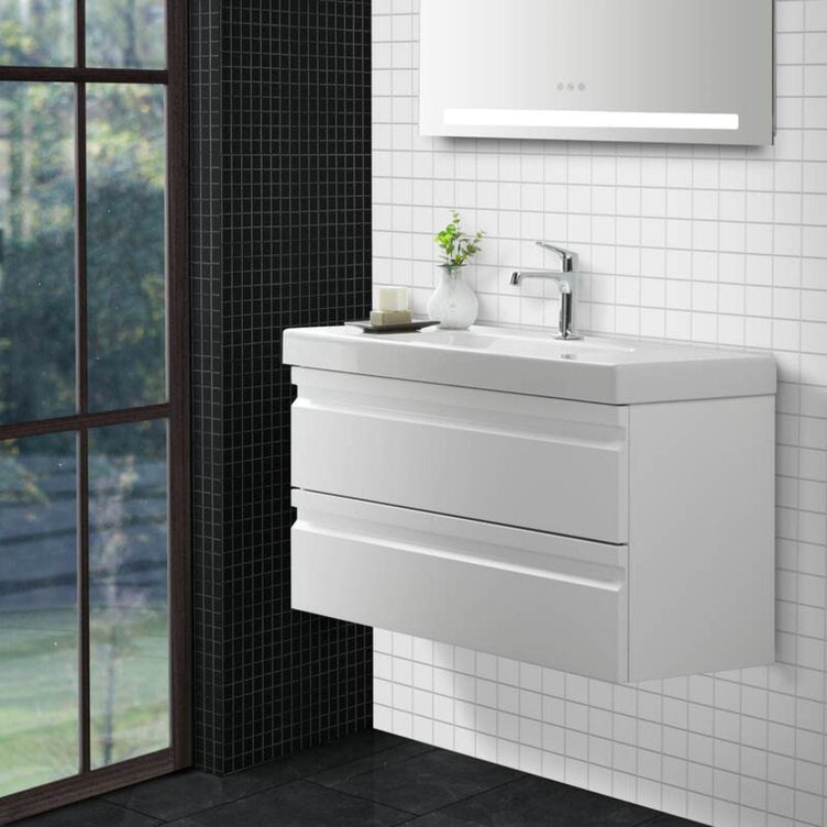 Dansani Inzo Integrert Servantskap Slim 2 skuff