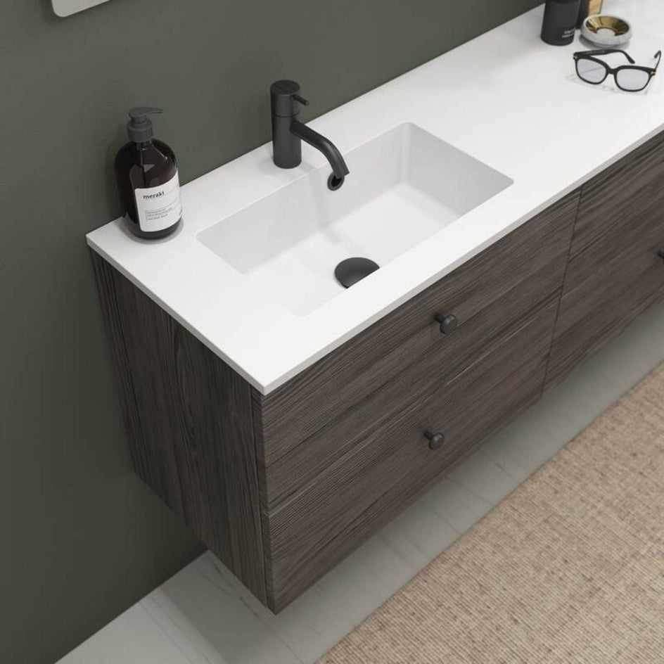 Dansani Inzo Servantskap 2sk B60xH48xD35cm, Glatt Dansani Servantskap
