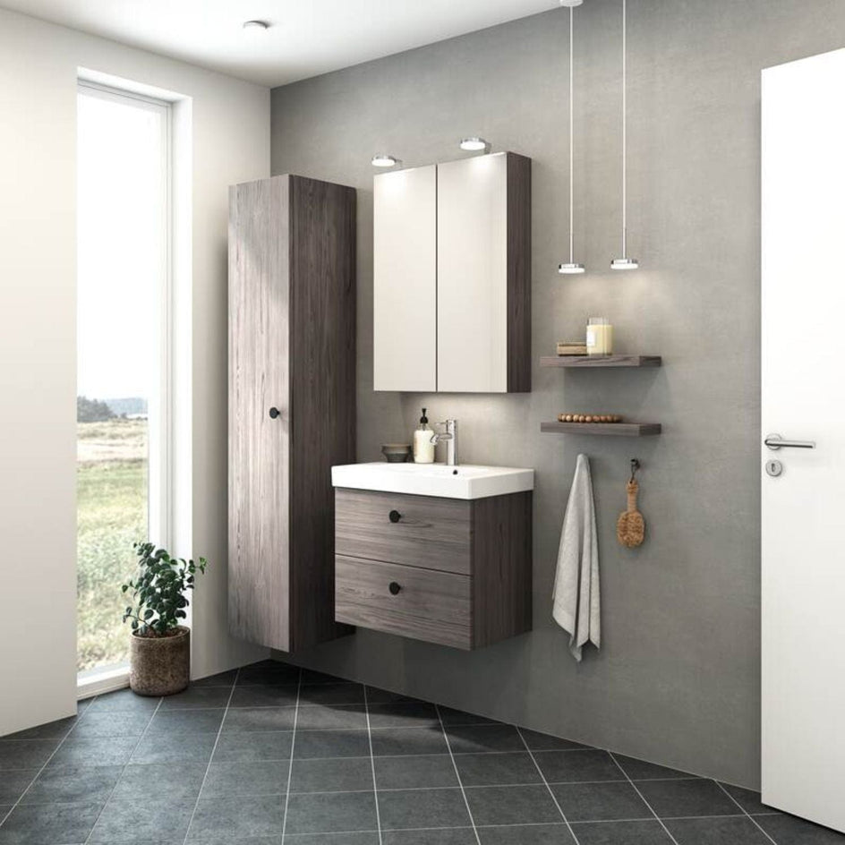 Dansani Inzo Servantskap 2sk B60xH48xD35cm, Glatt Dansani Servantskap