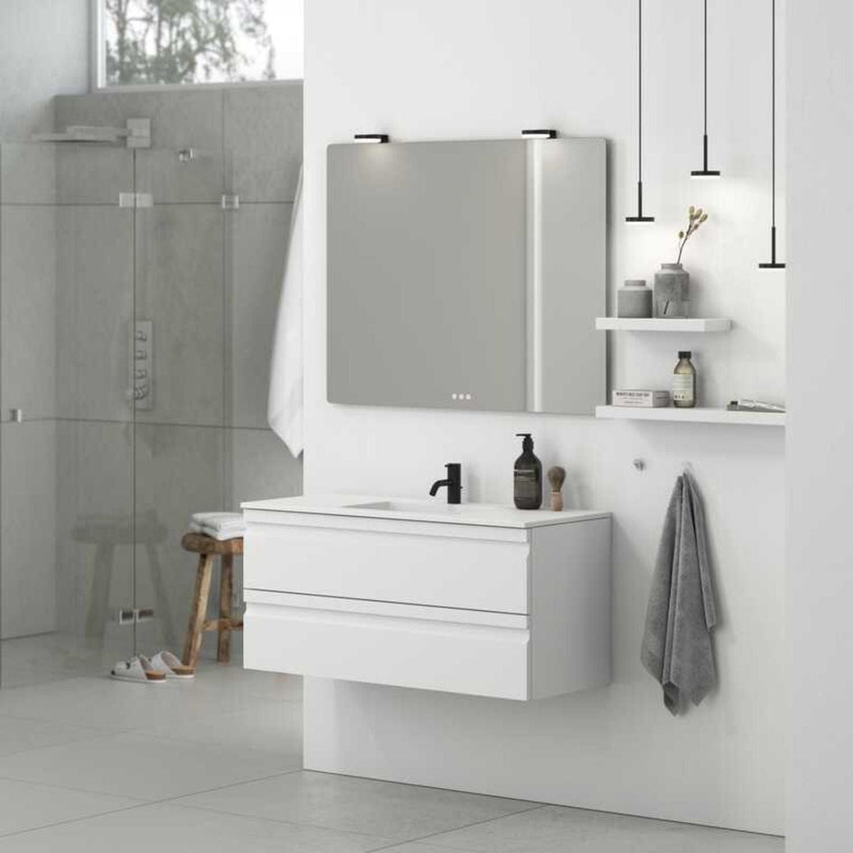 Dansani Inzo Servantskap med 2sk B60-120xH48xD44cm, Integrert Dansani Servantskap
