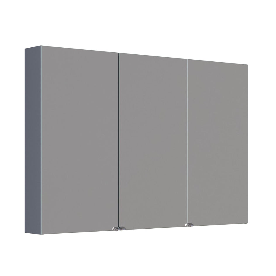 Dansani Inzo Style Speilskap 3 dører Grå matt / 120cm Dansani Speilskap DA-S883-103