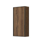 Dansani Inzo Urban Alu-ramme svart Overskap 1 dør B40xH80xD19cm