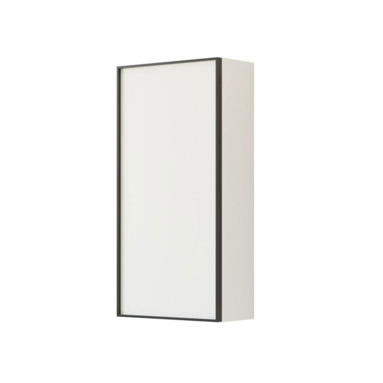 Dansani Inzo Urban Alu-ramme svart Overskap 1 dør B40xH80xD19cm