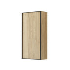Dansani Inzo Urban Alu-ramme svart Overskap 1 dør B40xH80xD19cm