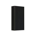 Dansani Inzo Urban Alu-ramme svart Overskap 1 dør B40xH80xD19cm