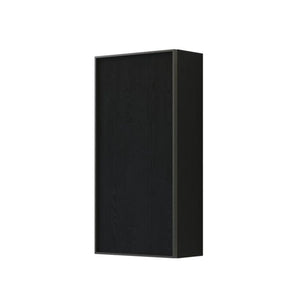 Dansani Inzo Urban Alu-ramme svart Overskap 1 dør B40xH80xD19cm