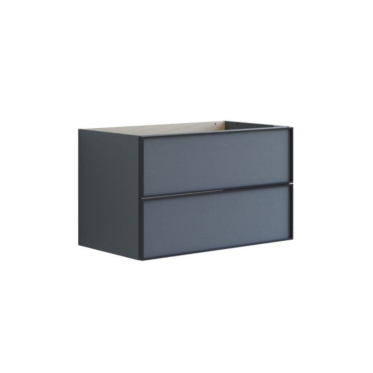 Dansani Inzo Urban Alu-ramme svart Underskap 2 skuff B60-120xH48xD44cm