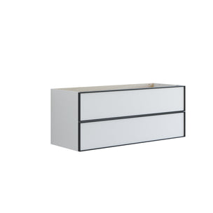 Dansani Inzo Urban Alu-ramme svart Underskap 2 skuff B60-120xH48xD44cm